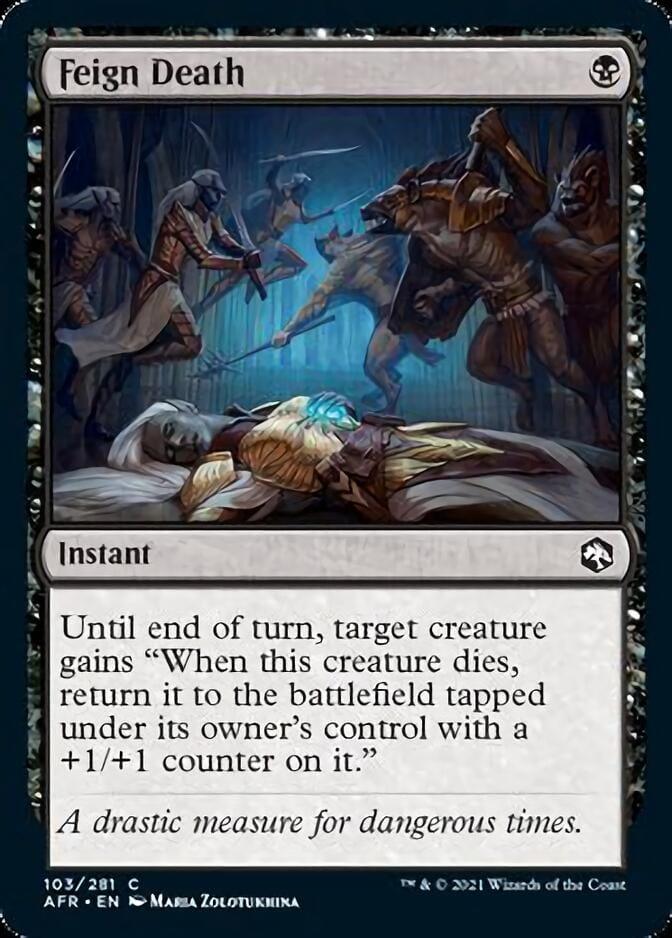 Magic: The Gathering MTG Single Feign Death [Dungeons & Dragons: Adventures in the Forgotten Realms]