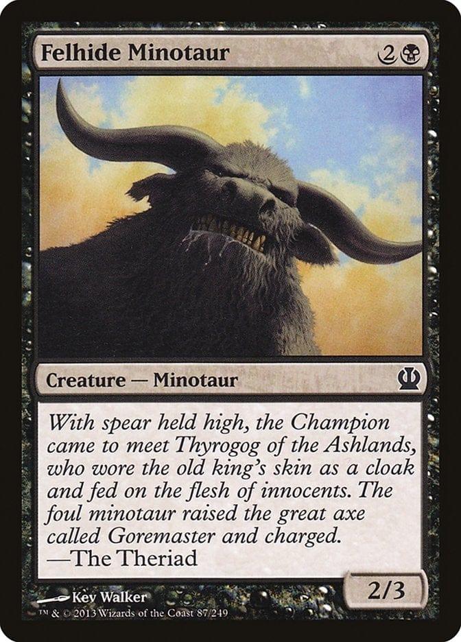 Magic: The Gathering MTG Single Felhide Minotaur [Theros]