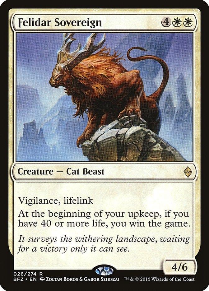 Magic: The Gathering MTG Single Felidar Sovereign [Battle for Zendikar]