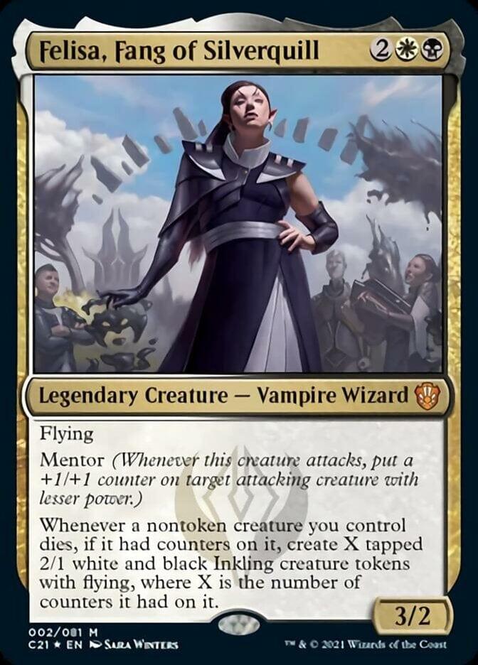 Magic: The Gathering MTG Single Felisa, Fang of Silverquill [Commander 2021]