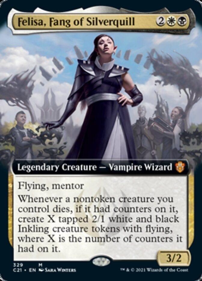Magic: The Gathering MTG Single Felisa, Fang of Silverquill (Extended) [Commander 2021]