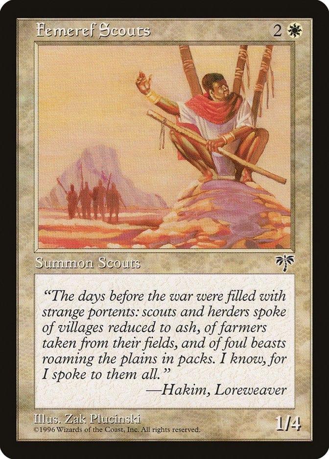 Magic: The Gathering MTG Single Femeref Scouts [Mirage]