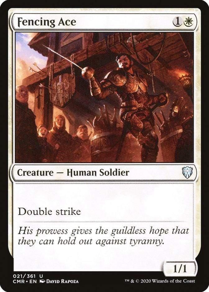 Magic: The Gathering MTG Single Fencing Ace [Commander Legends]