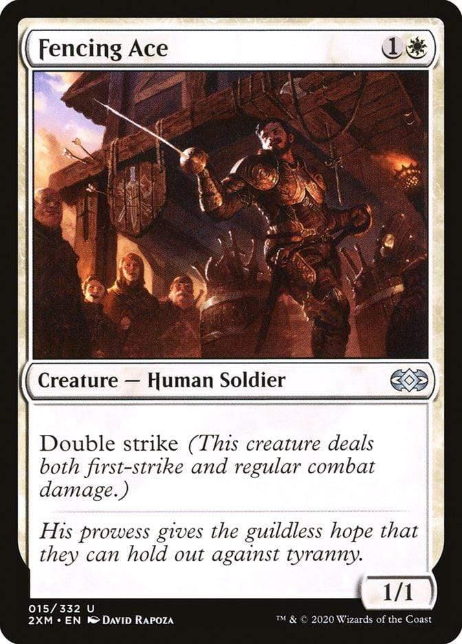 Magic: The Gathering MTG Single Fencing Ace [Double Masters]