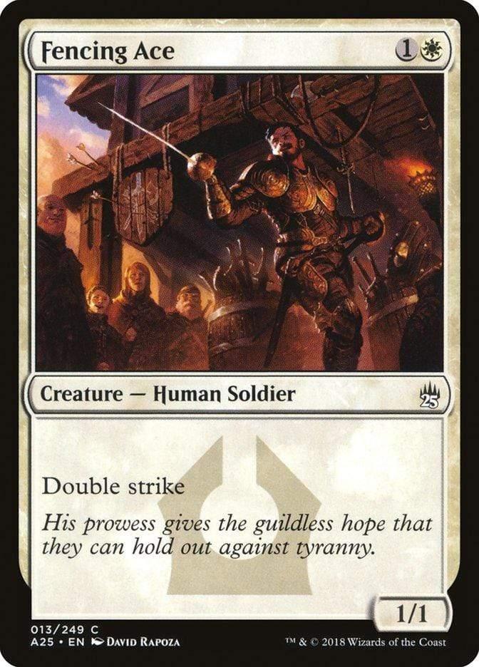 Magic: The Gathering MTG Single Fencing Ace [Masters 25]