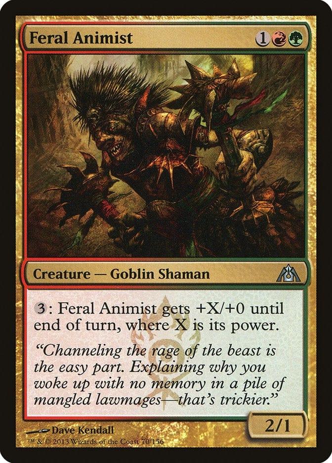 Magic: The Gathering MTG Single Feral Animist [Dragon's Maze]