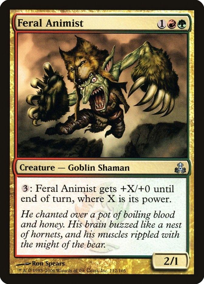 Magic: The Gathering MTG Single Feral Animist [Guildpact]