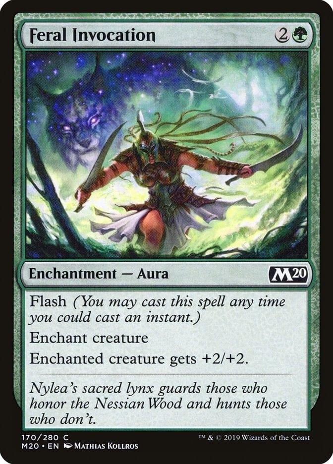 Magic: The Gathering MTG Single Feral Invocation [Core Set 2020]