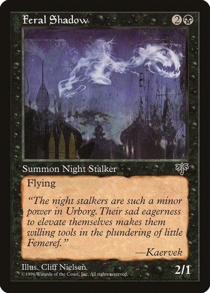 Magic: The Gathering MTG Single Feral Shadow [Mirage]