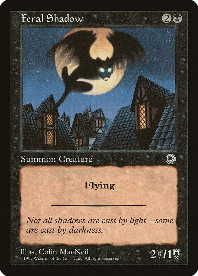 Magic: The Gathering MTG Single Feral Shadow [Portal]