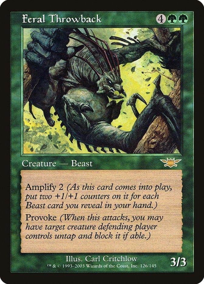 Magic: The Gathering MTG Single Feral Throwback [Legions]