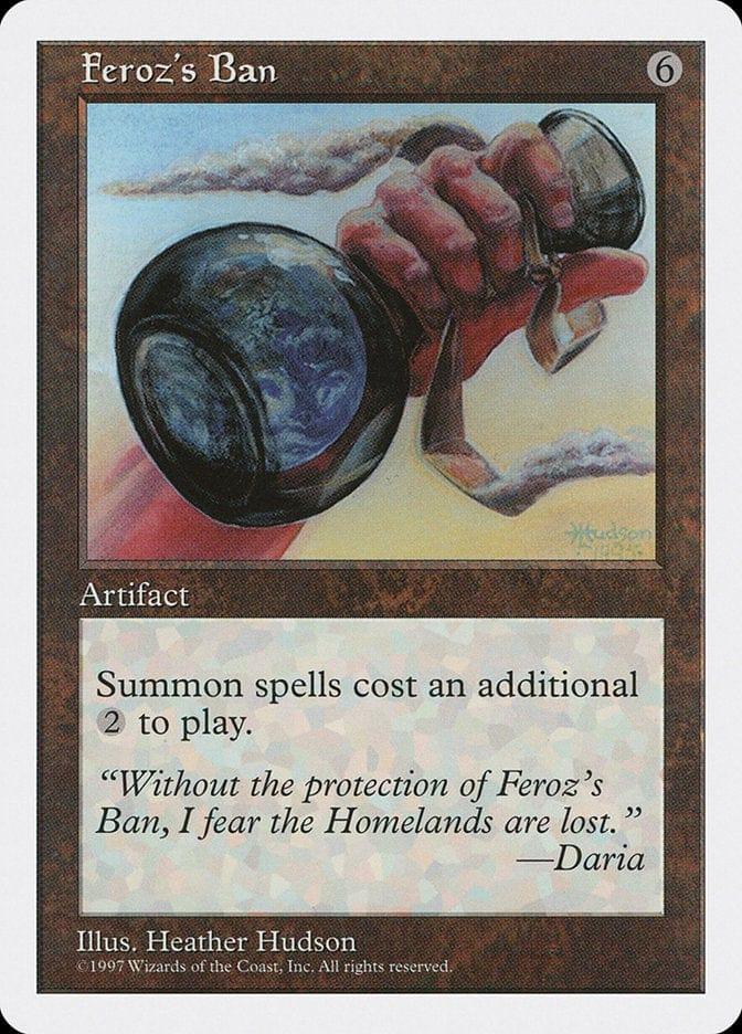 Magic: The Gathering MTG Single Feroz's Ban [Fifth Edition]