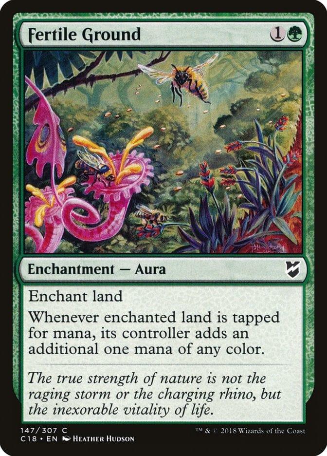 Magic: The Gathering MTG Single Fertile Ground [Commander 2018]