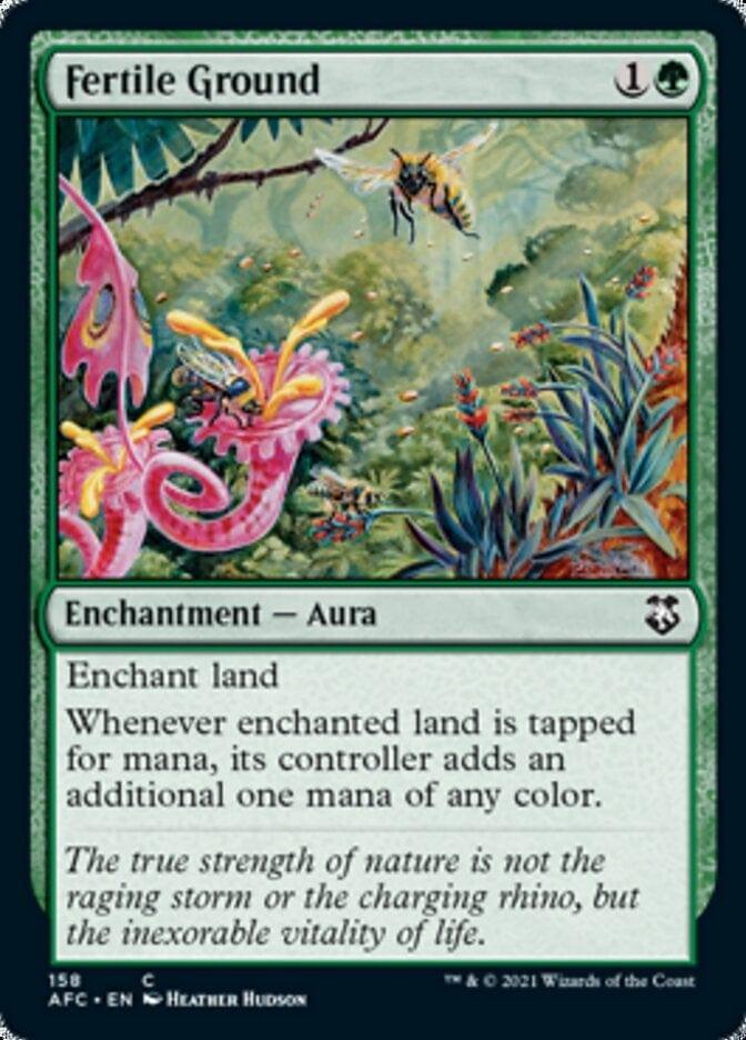 Magic: The Gathering MTG Single Fertile Ground [Dungeons & Dragons: Adventures in the Forgotten Realms Commander]