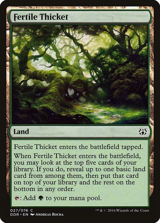 Magic: The Gathering MTG Single Fertile Thicket [Duel Decks: Nissa vs. Ob Nixilis]