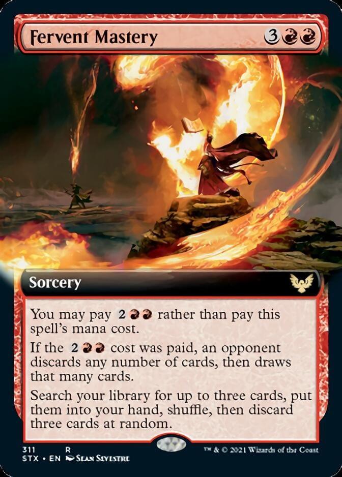 Magic: The Gathering MTG Single Fervent Mastery (Extended) [Strixhaven: School of Mages]