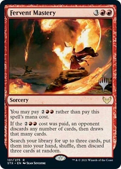 Magic: The Gathering MTG Single Fervent Mastery (Promo Pack) [Strixhaven: School of Mages Promos]
