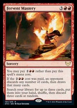 Magic: The Gathering MTG Single Fervent Mastery [Strixhaven: School of Mages]