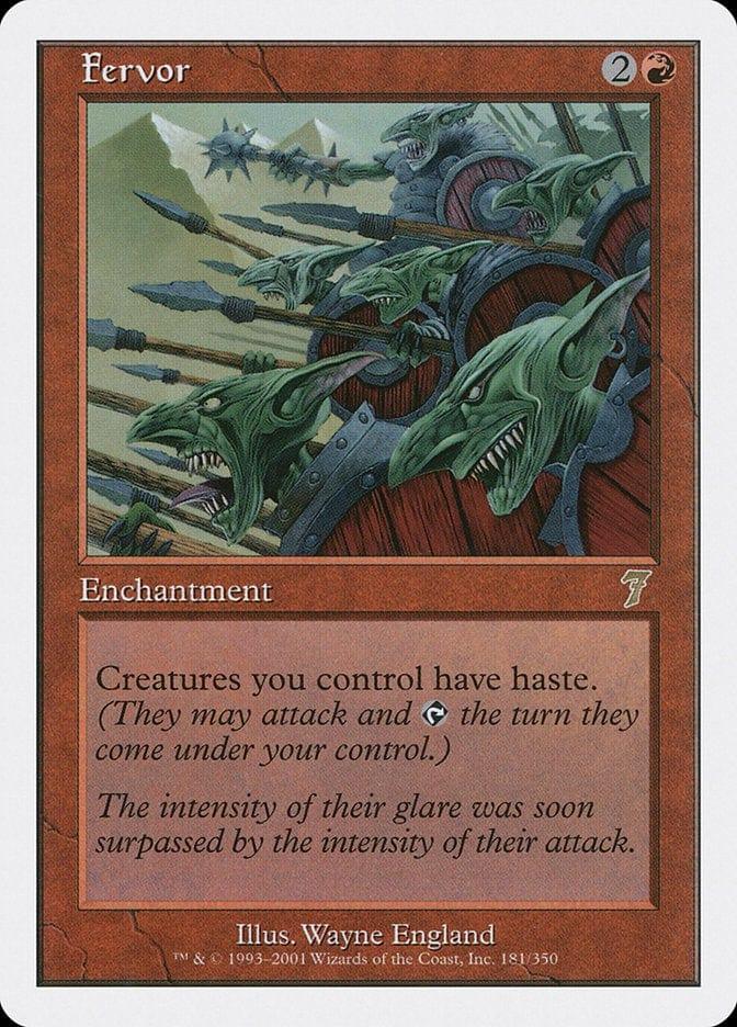 Magic: The Gathering MTG Single Fervor [Seventh Edition]