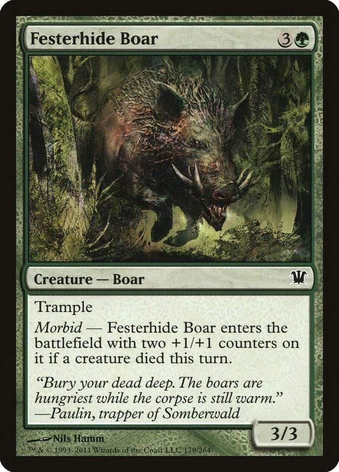 Magic: The Gathering MTG Single Festerhide Boar [Innistrad]