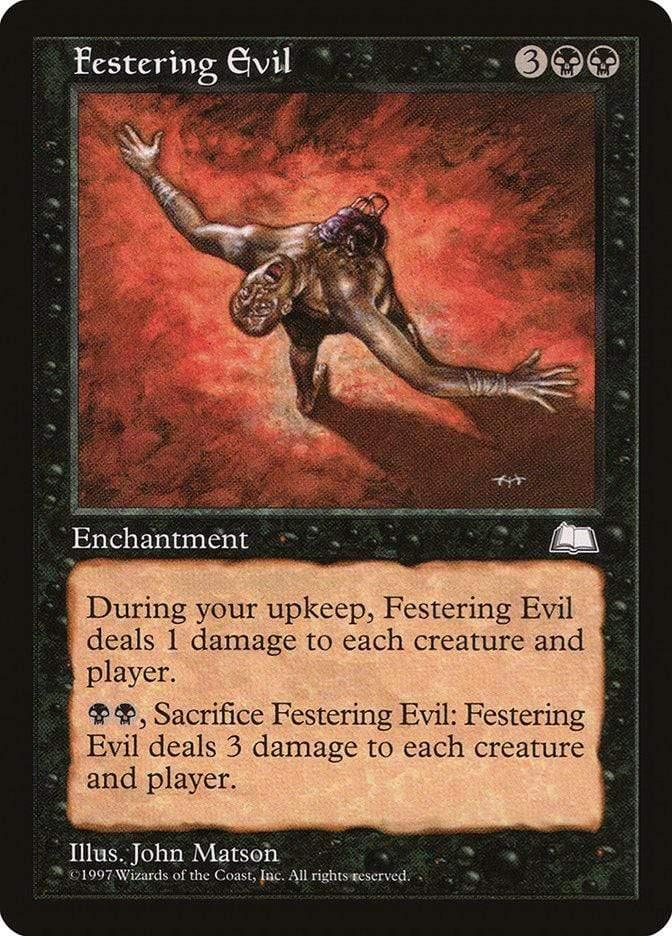 Magic: The Gathering MTG Single Festering Evil [Weatherlight]