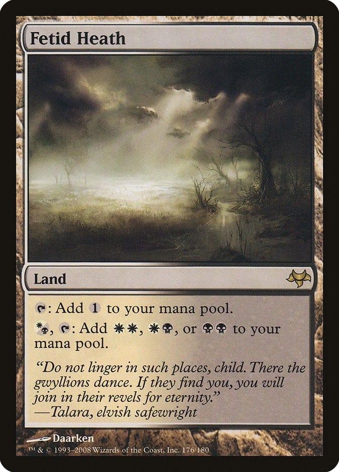 Magic: The Gathering MTG Single Fetid Heath [Eventide]