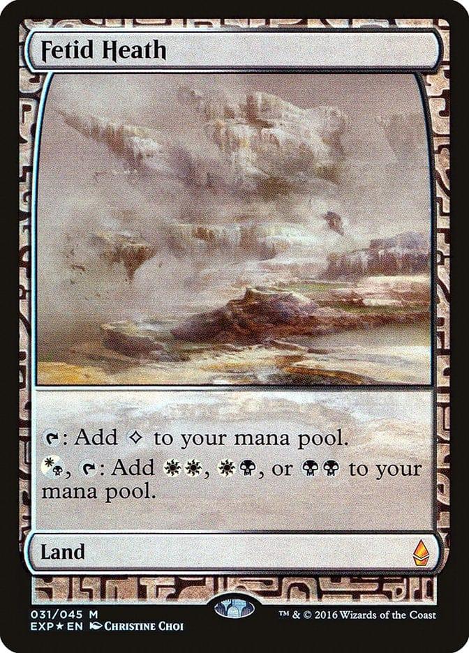 Magic: The Gathering MTG Single Fetid Heath [Zendikar Expeditions]
