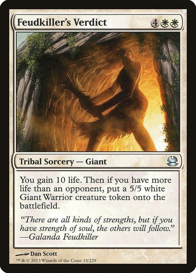 Magic: The Gathering MTG Single Feudkiller's Verdict [Modern Masters]