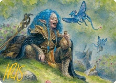 Magic: The Gathering MTG Single Feywild Trickster Art Card (Gold-Stamped Signature) [Dungeons & Dragons: Adventures in the Forgotten Realms Art Series]