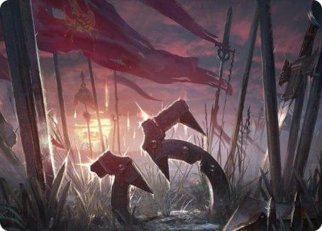 Magic: The Gathering MTG Single Field of Ruin Art Card [Innistrad: Midnight Hunt Art Series]