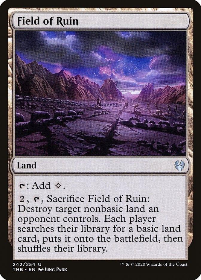 Magic: The Gathering MTG Single Field of Ruin [Theros Beyond Death]