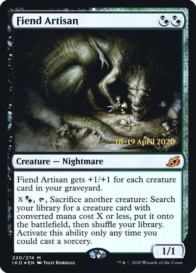 Magic: The Gathering MTG Single Fiend Artisan  [Ikoria: Lair of Behemoths Prerelease Promos]