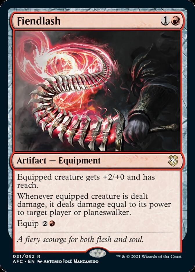 Magic: The Gathering MTG Single Fiendlash [Dungeons & Dragons: Adventures in the Forgotten Realms Commander]
