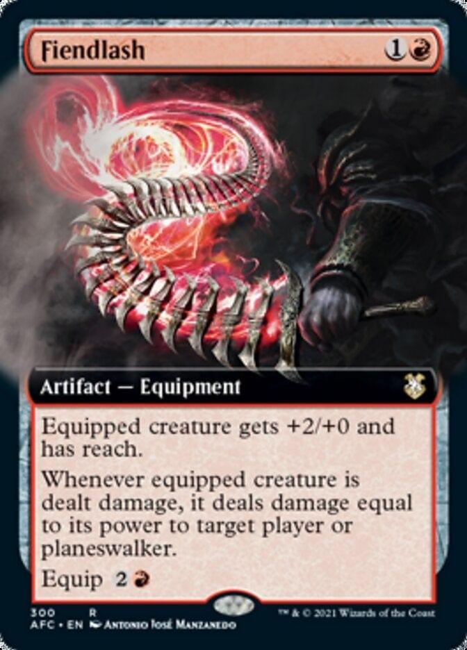 Magic: The Gathering MTG Single Fiendlash (Extended) [Dungeons & Dragons: Adventures in the Forgotten Realms Commander]