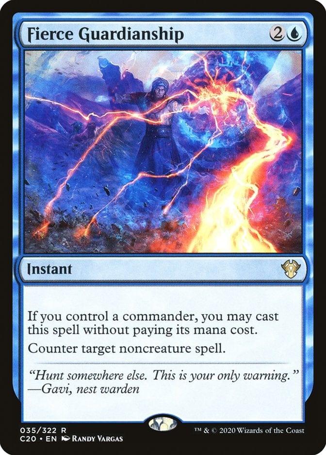 Magic: The Gathering MTG Single Fierce Guardianship [Commander 2020]