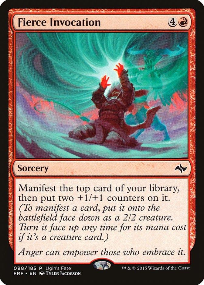 Magic: The Gathering MTG Single Fierce Invocation [Ugin's Fate]
