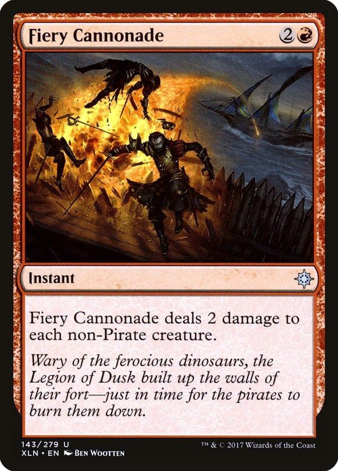 Magic: The Gathering MTG Single Fiery Cannonade [Ixalan]