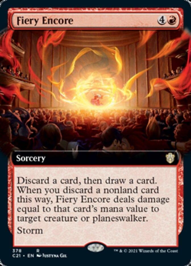 Magic: The Gathering MTG Single Fiery Encore (Extended) [Commander 2021]