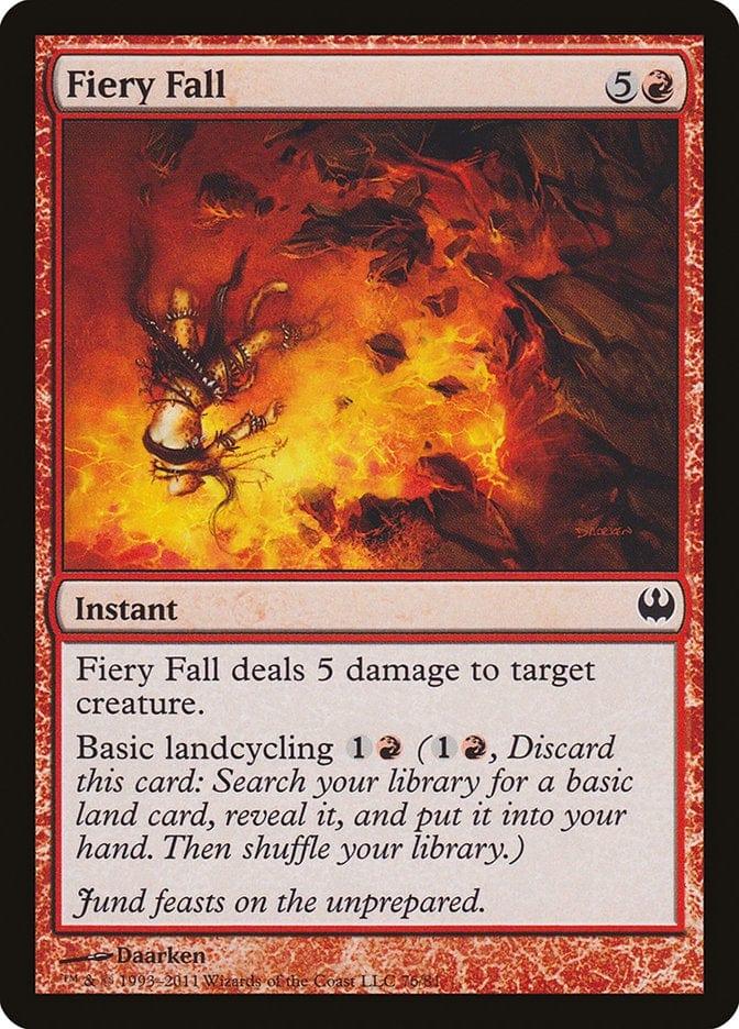 Magic: The Gathering MTG Single Fiery Fall [Duel Decks: Knights vs. Dragons]