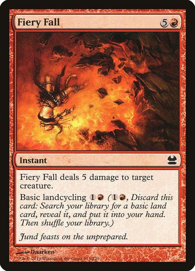 Magic: The Gathering MTG Single Fiery Fall [Modern Masters]