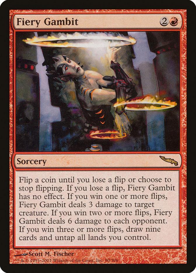 Magic: The Gathering MTG Single Fiery Gambit [Mirrodin]