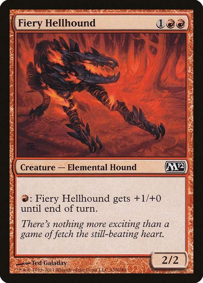 Magic: The Gathering MTG Single Fiery Hellhound [Magic 2012]