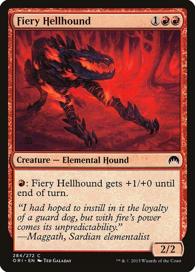 Magic: The Gathering MTG Single Fiery Hellhound [Magic Origins]