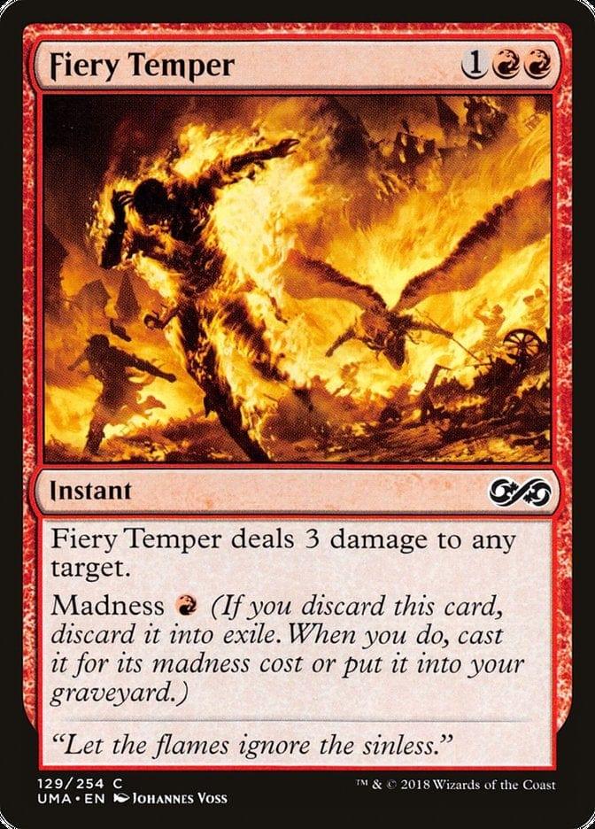 Magic: The Gathering MTG Single Fiery Temper [Ultimate Masters]