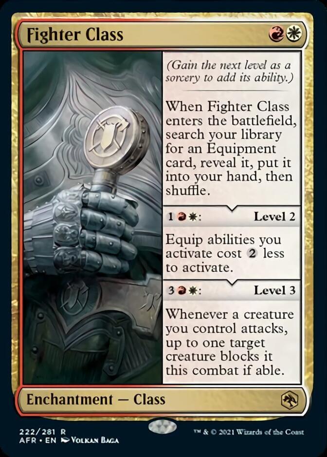 Magic: The Gathering MTG Single Fighter Class [Dungeons & Dragons: Adventures in the Forgotten Realms]