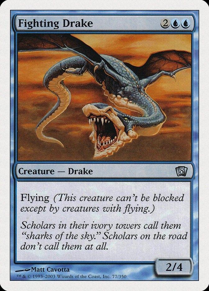 Magic: The Gathering MTG Single Fighting Drake [Eighth Edition]