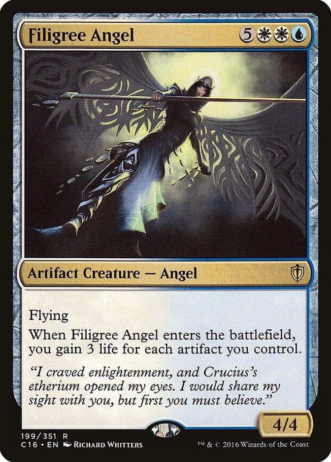 Magic: The Gathering MTG Single Filigree Angel [Commander 2016]