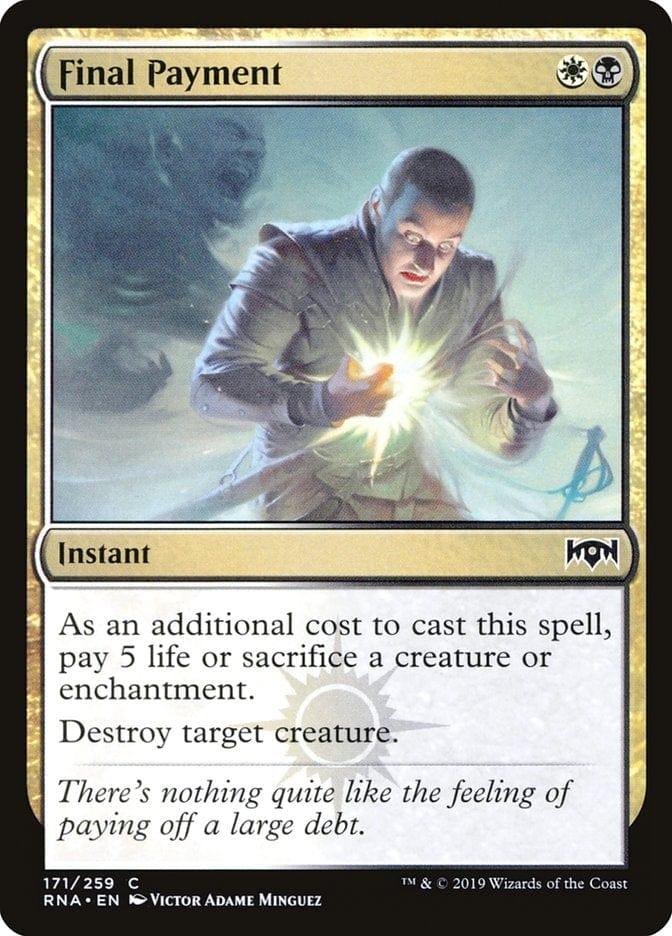 Magic: The Gathering MTG Single Final Payment [Ravnica Allegiance]