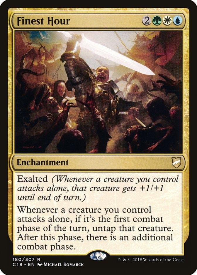 Magic: The Gathering MTG Single Finest Hour [Commander 2018]