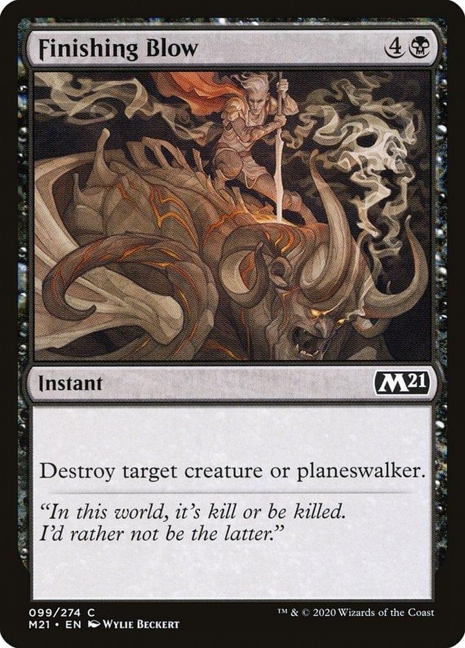 Magic: The Gathering MTG Single Finishing Blow [Core Set 2021]